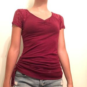 Maroon Shirt